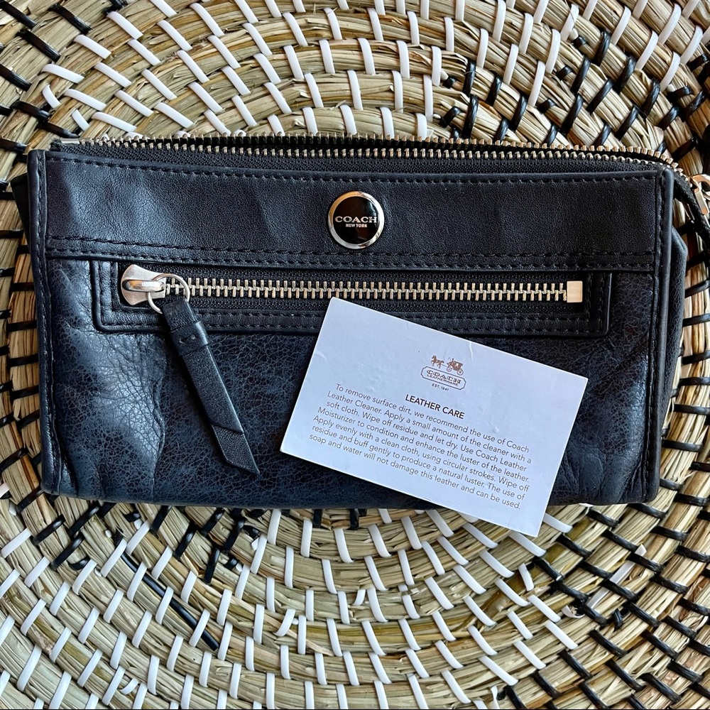 Authentic Coach Wristlet Wallet